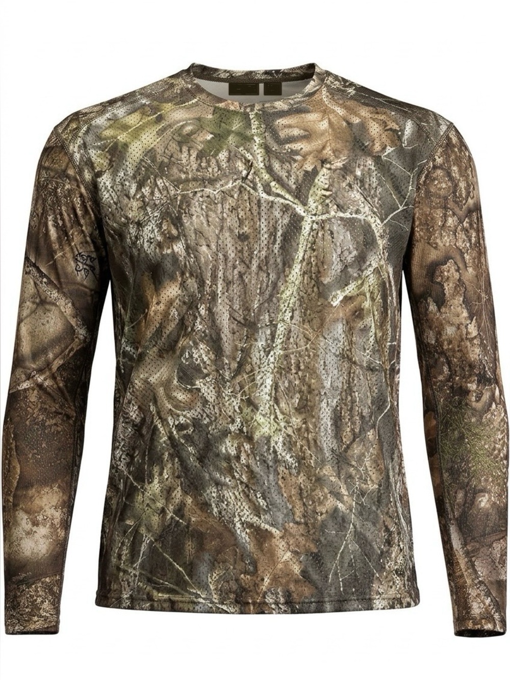 Guide Series Scent Shield Camo Long Sleeve Shirt Men XL Polyester Hunting Mesh